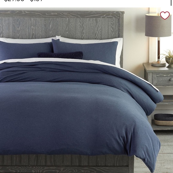 Pottery Barn Teen Blue Duvet Cover Luxurious Bedding - Picture 1 of 7